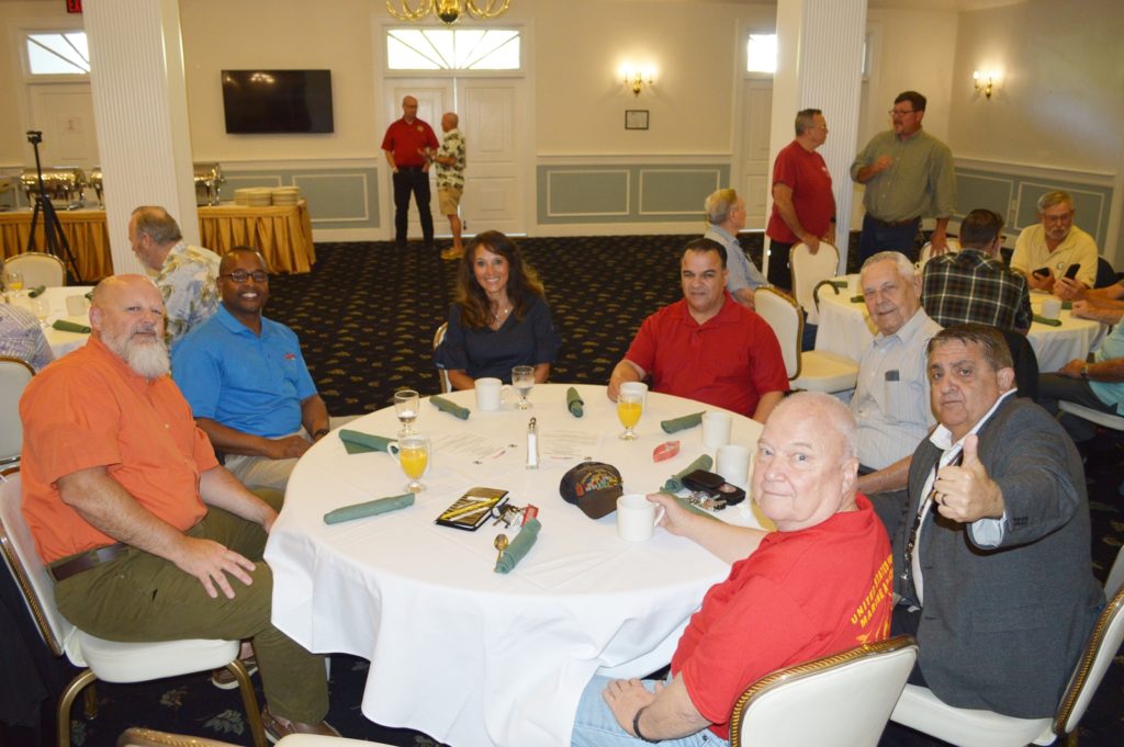 Many guests attended the Regiment of Retired Marines Breakfast, May 7,2022. The event was held at the Paradise Point Officer’s Club aboard Camp Lejeune, NC. Guests enjoyed visiting with Retirees from all branches of service and received information that affects all active duty and retired service members.
